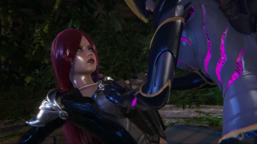 【3D高潮】英雄联盟雌雄同体凯莎狂插卡特琳娜 激颤肉体XXOO动画